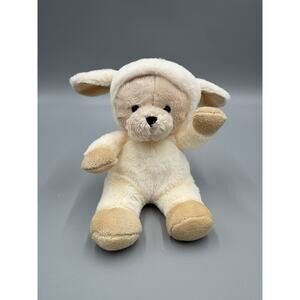 Smols Living Nature Farm Dress Up Lamb Teddy Bear In Costume Plush Small 6”